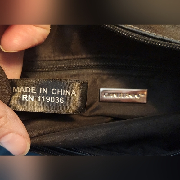 Giani Bernini Black Leather Bag 🎉NICE🎉 - Picture 12 of 16